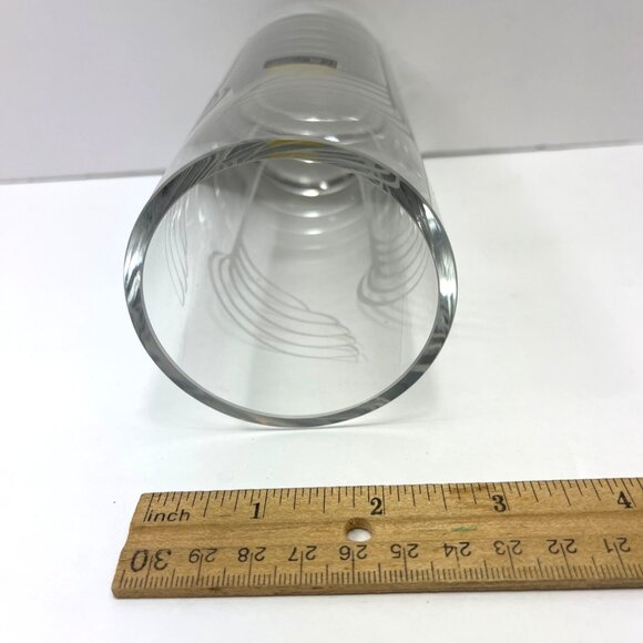 Spiegelau Crystal Glass Vase With Etched Design C251 - Picture 5 of 5